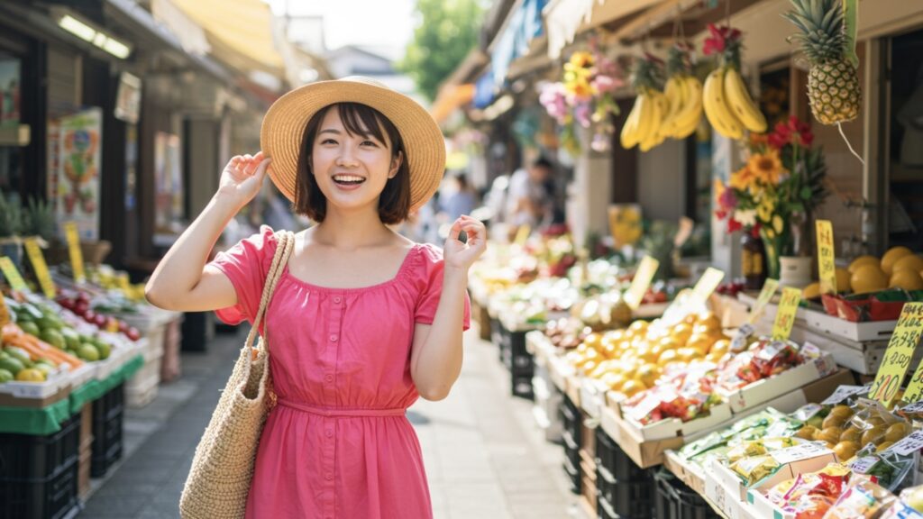 一人時間の有意義な過ごし方・買い物中の女性