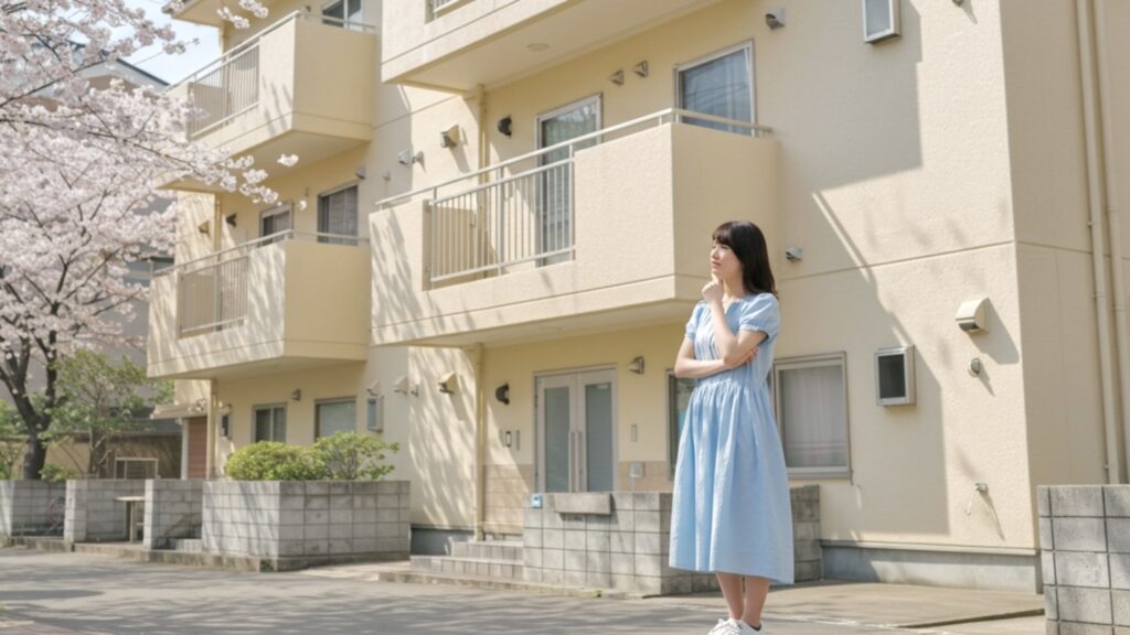 お部屋探し賃貸物件レオパレス21で賢く物件探しをする女性2