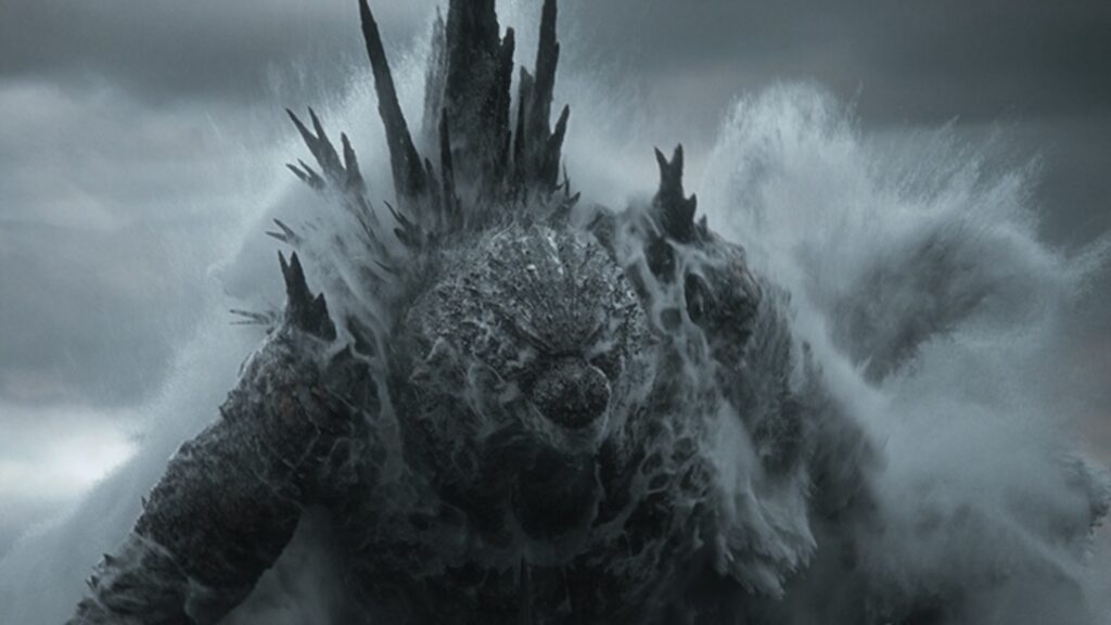 新作ゴジラ映画「ゴジラ-0.0(ゴジラマイナスゼロ)」に登場するゴジラのビジュアル
