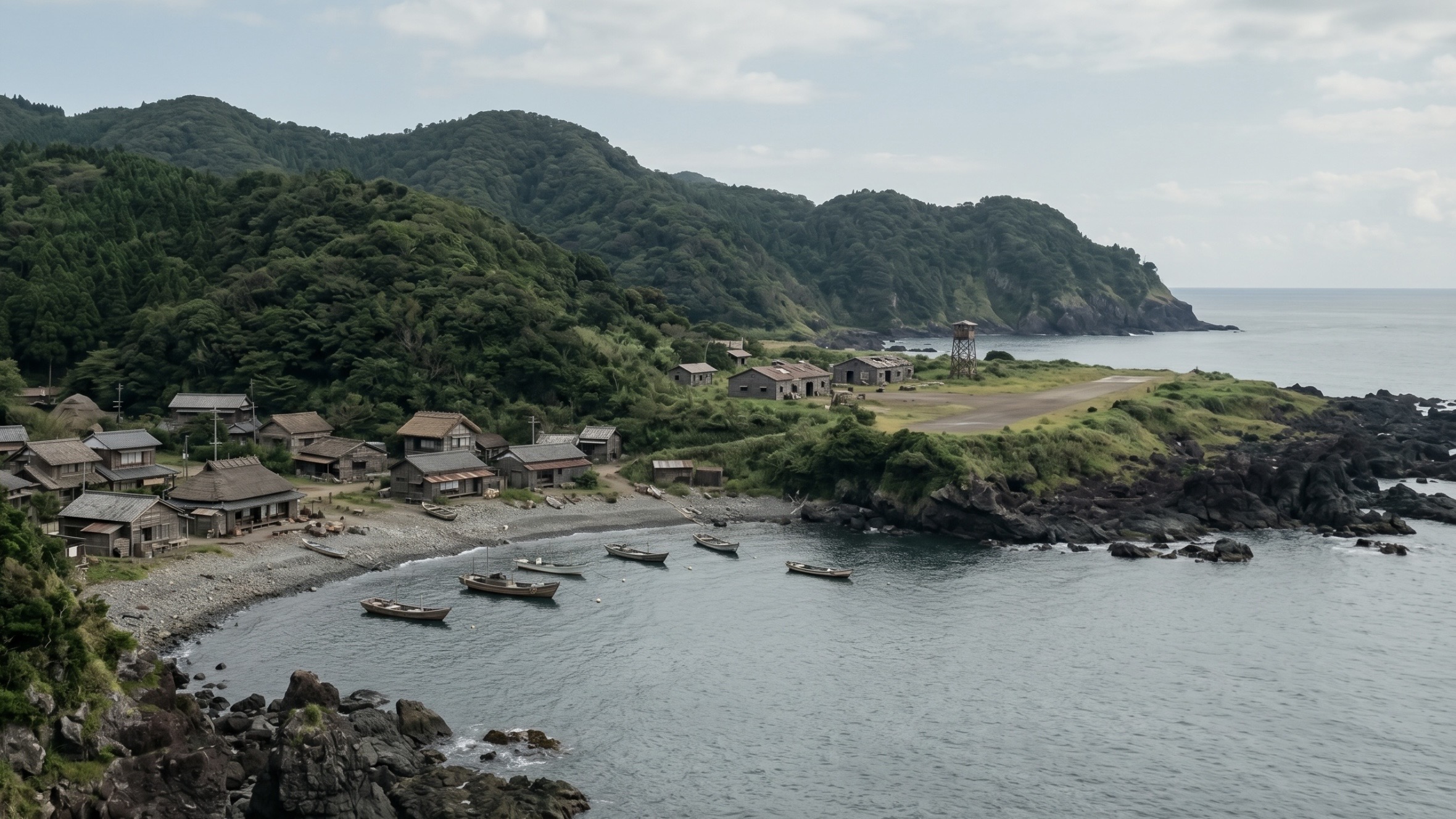 アカデミー視覚効果賞受賞の映画「ゴジラ-1.0」に出る大戸島に似た風景