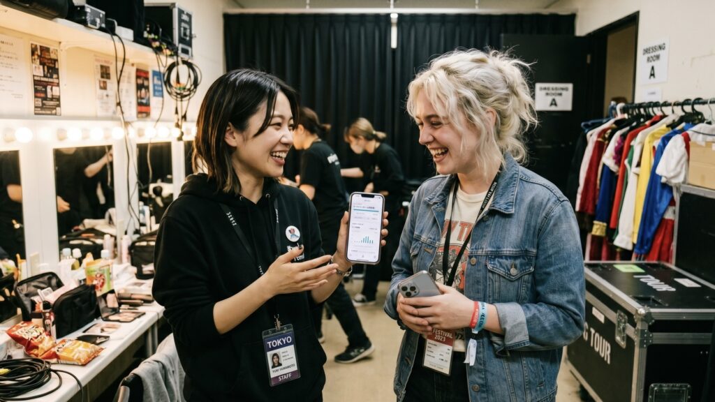 VOD(動画配信サービス)のDMM TVとAmazonプライム・ビデオの比較で盛り上がる楽屋裏の女性たち